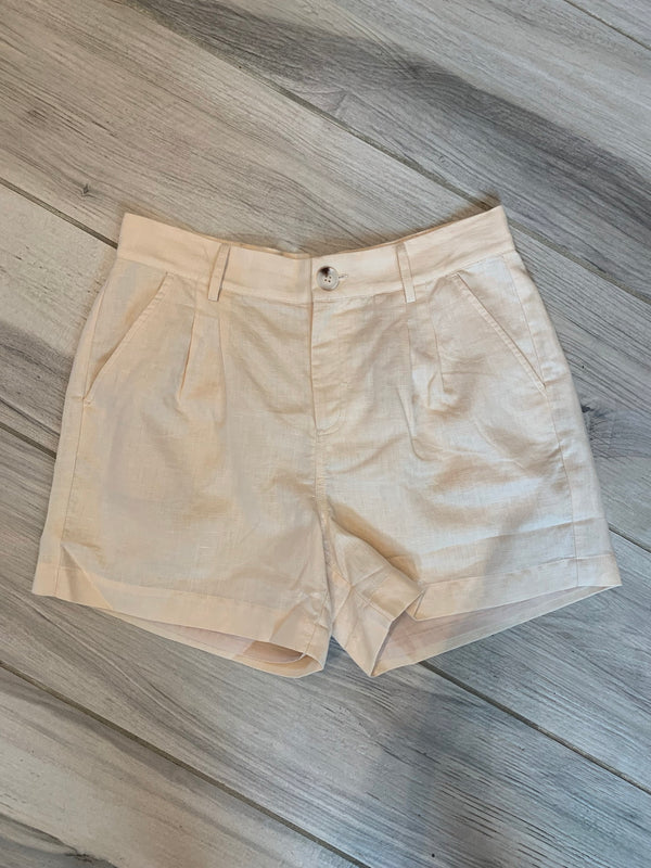 Linen Shorts - Natural