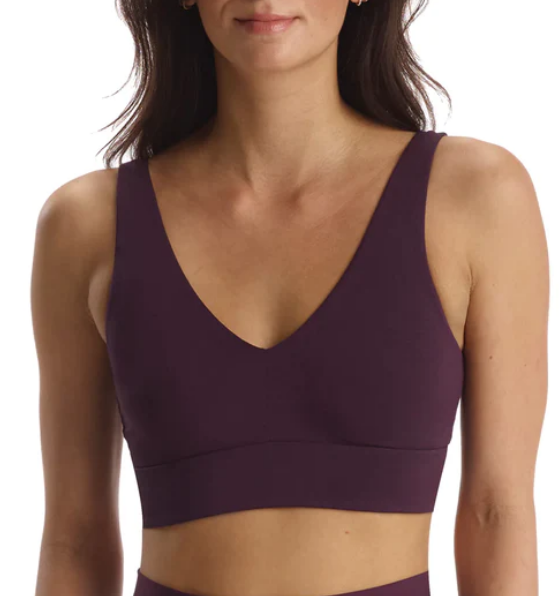 Butter Comfy Bralette - Currant