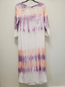 3/4 slv Boatneck Midi