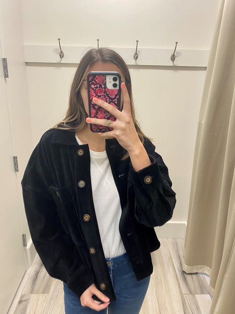 Black Corduroy Jacket