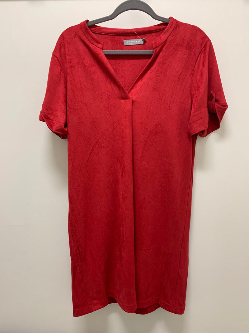 Chili Suede Dress