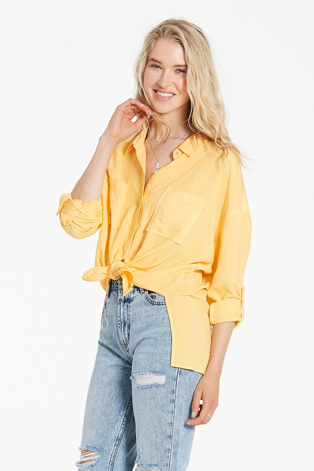 ARIANNA L/S TOP - APRICOT CREAM