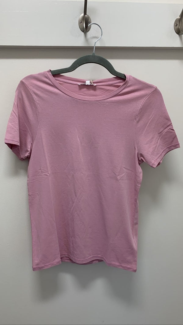 genevieve short sleeve tee - dusty rose