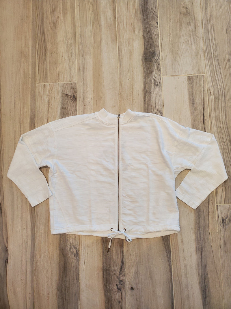 L/S Cropped Piecing Jacket