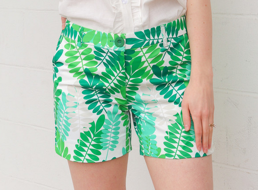 Green Leaves Shorts