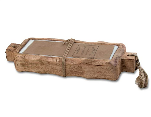 Driftwod Candle Tray SMALL - Tobacco Bark