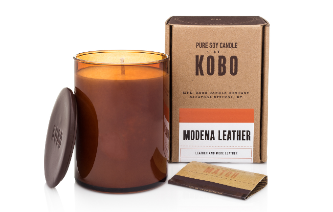 Modena Leather Candle