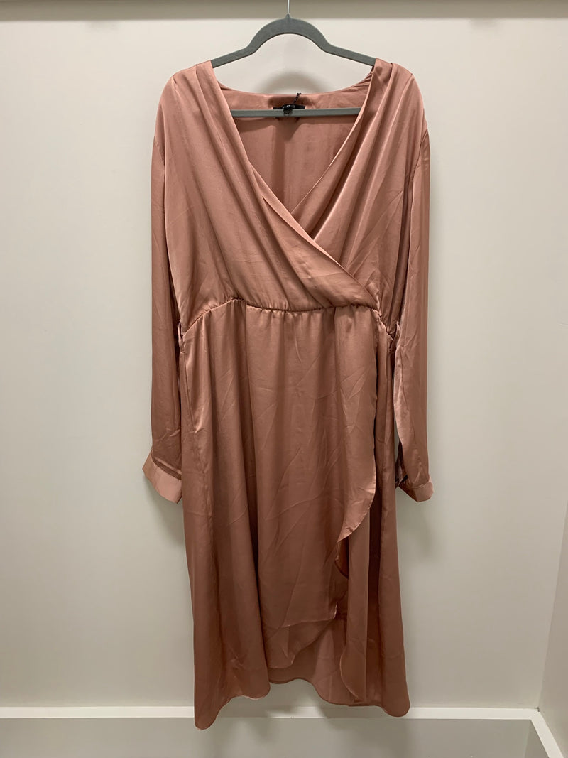 maxi wrap dress