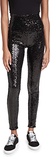 SEQUIN LEGGINGS BLACK