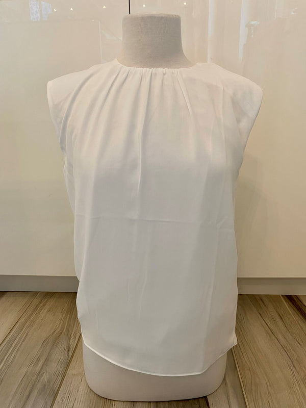 Shoulder Pad Blouse - Off White