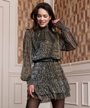 Load image into Gallery viewer, Blouse smocked glitter
