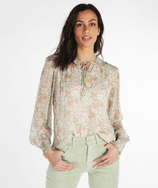 Vintage Flower Blouse