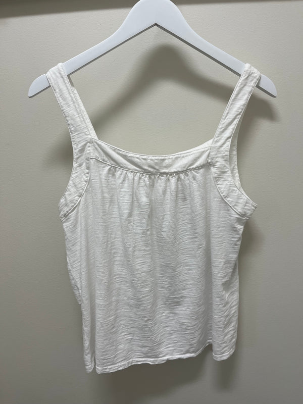 FLORA TANK ORGANIC SLUB - white